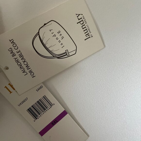 LBD Laundry By Design Womens Sand Hooded Lightweight Raincoat Anorak Jacket XXL - Picture 4 of 13